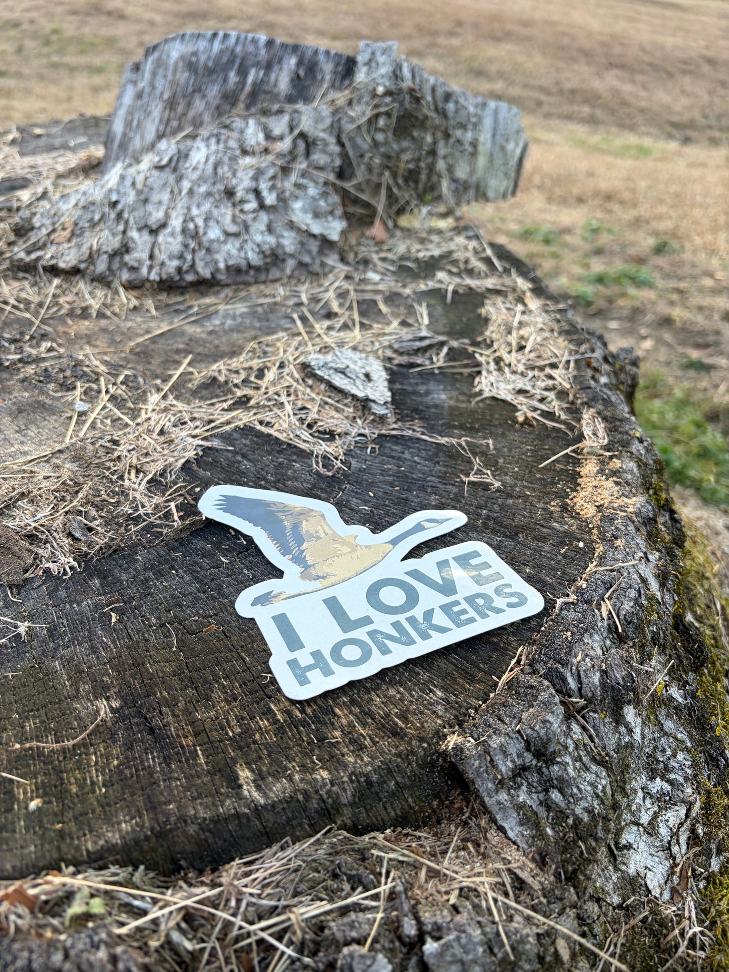 I LOVE HONKERS sticker